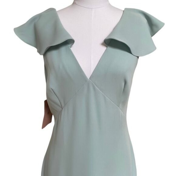 Sachin & Babi BHLDN Babi Noir Mason Ruffle Gown Size 6 NWT - Picture 4 of 11